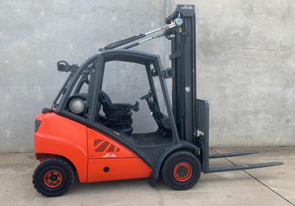 A used forklift.