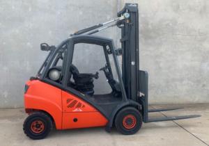 A used forklift.